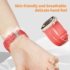 Fluorine Rubber  Watch Strap (MWS-01)