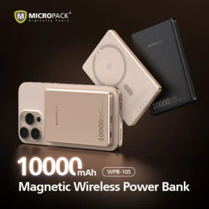 2 in 1 Slim Magnetic Wireless Power Bank (WPB-10S)