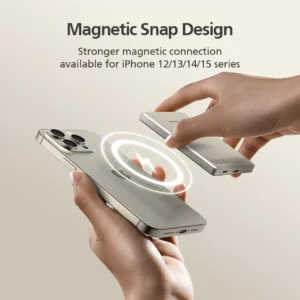 2 in 1 Slim Magnetic Wireless Power Bank (WPB-5S)