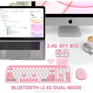 2.4G/BLUETOOTH THREE MODES KEYBOARD (K-238W-PK)
