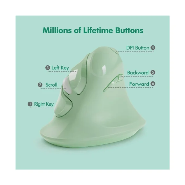 RF 2.4G Wireless Ergo Mouse (MP-V03W)