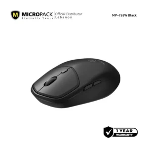 RF 2.4G Wireless Mouse (AM-726W-BK)