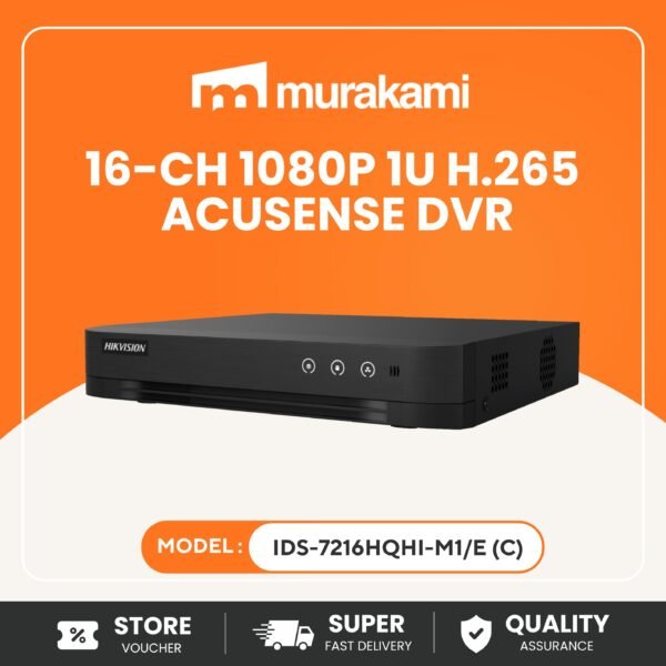 Hikvision (iDS-7216HQHI-M1/E) (C) For A Powerful 1080P/4MP Lite DVR