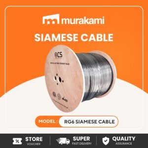 OCS Cables (RG6 Siamese Cable) Power Siamese Cable for Surveillance Cameras