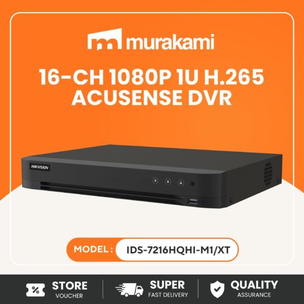 Hikvision (iDS-7216HQHI-M1/XT) for Best 16-Channel AI DVR