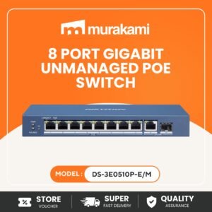 Hikvision (DS-3E0510P-E/M) for Best 8-Port Gigabit PoE Switch