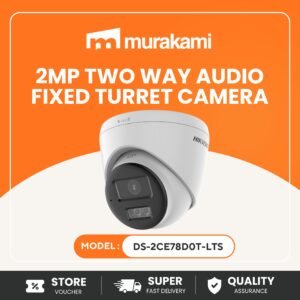 Hikvision (DS-2CE78D0T-LTS ) For Strong And Smart 2MP Two Way Audio Fixed Turret Camera