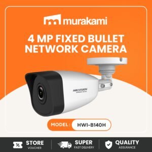 Hikvision (HWI-B140H) For A Smart And Secure 4 MP Fixed Bullet Network Camera HiWatch-IPC and NVR