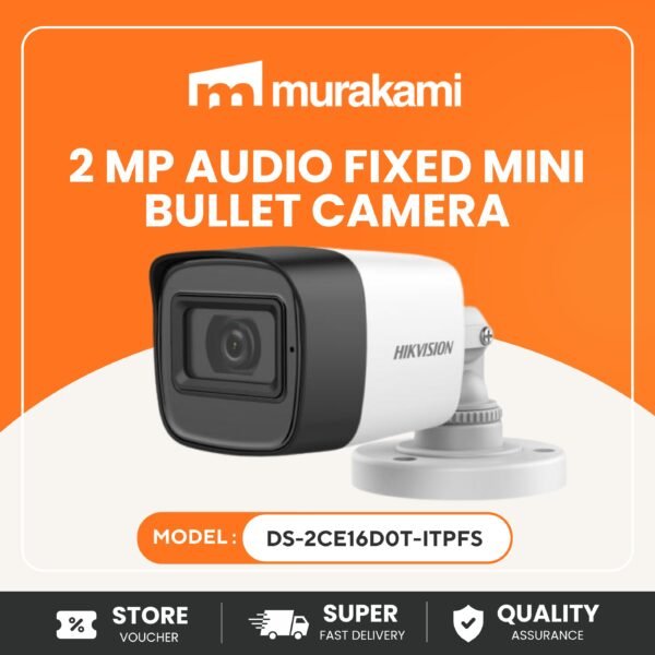 Hikvision (DS-2CE16D0T-ITPFS) for Best 2MP Eco TVI Analog Bullet Camera