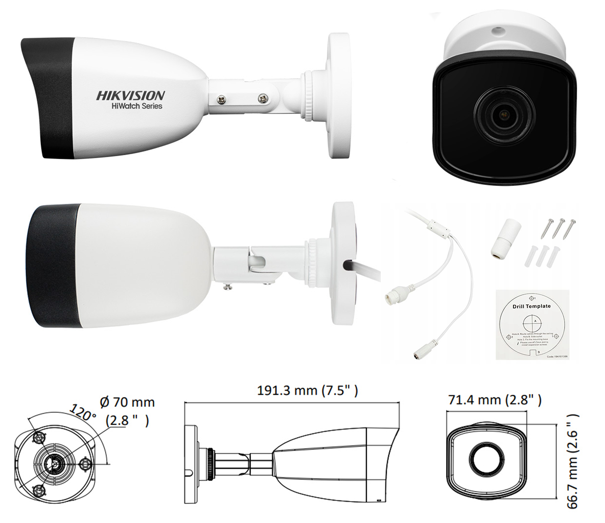 HiWatch-IPC and NVR (HWI-B140H) - Image 2