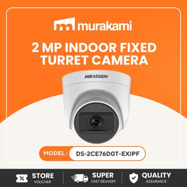 Hikvision (DS-2CE76D0T-EXIPF) 2MP Analog Dome Camera for Best CCTV Camera with 20m IR Range