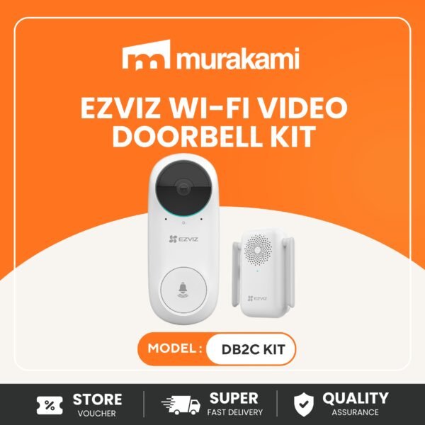 EZVIZ (DB2C Kit) for Best Wireless Video Doorbell Camera Smart 2.4GHz Wi-Fi 160°