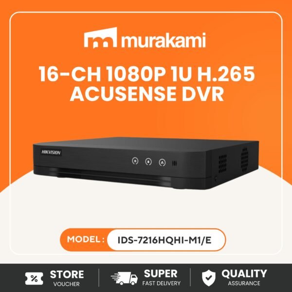 Hikvision (iDS-7216HQHI-M1/E) for Best 16-Channel 4MP Lite AcuSense DVR