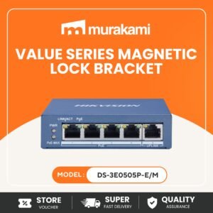 Hikvision Switch (DS-3E0505P-E/M) For A Quality 4 Port Gigabit Unmanaged POE Switch