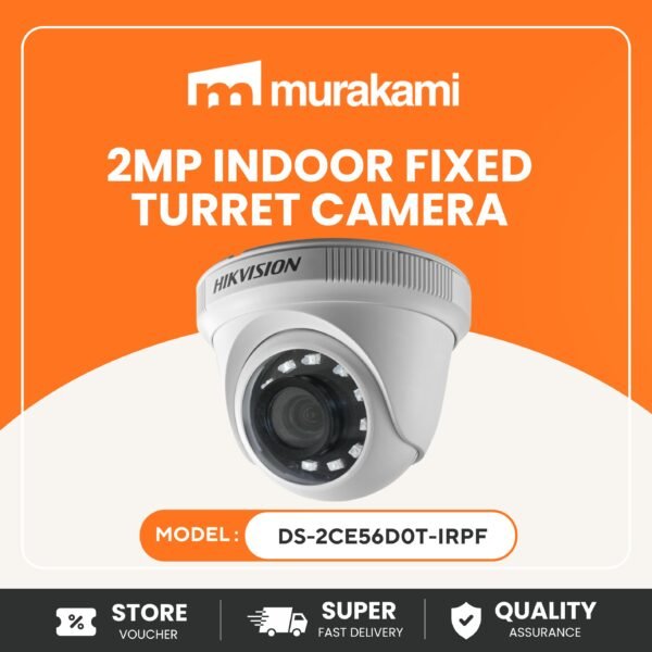 Hikvision (DS-2CE56D0T-IRPF) For Astonishing Eco and Entry Level TVI (Analog) HD1080P Indoor IR Turret Camera
