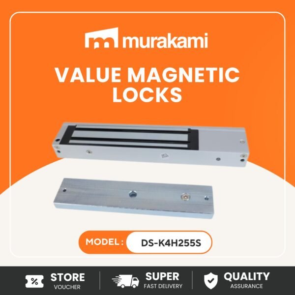 Hikvision (DS-K4H255S) for Better Electromagnetic Lock 272kg Holding Force Magnetic Door Lock Access Control System for Glass Wooden Metal Doors