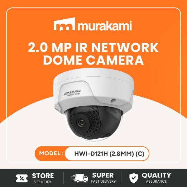 Hikvision (HWI-D121H) (2.8mm) (C) for Amazing 2MP IP Bullet Camera 1080p HD CCTV Smart IR 20m PoE Surveillance Camera