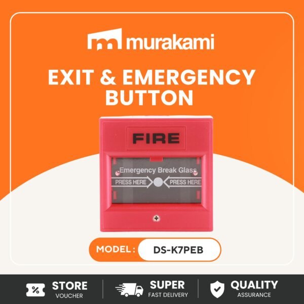 Hikvision Access Control (DS-K7PEB) For Top-notch Exit & Emergency Button