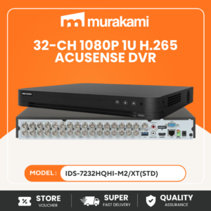 Hikvision (iDS-7232HQHI-M2/XT)(STD) For A Amazing 32-ch 1080p 1U H.265 AcuSense DVR