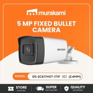 Hikvision (DS-2CE17H0T-IT1F) (C) (2.4mm)  for Better 5MP Analog Bullet Camera for Surveillance Systems