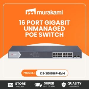 Hikvision (DS-3E0518P-E/M) for Better Network PoE Switch for Surveillance Systems
