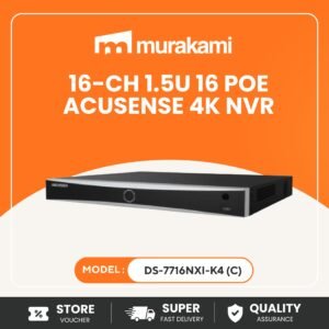 Hikvision (DS-7716NXI-K4) (C) for Best AcuSense NVR 16 Channel with Face Recognition