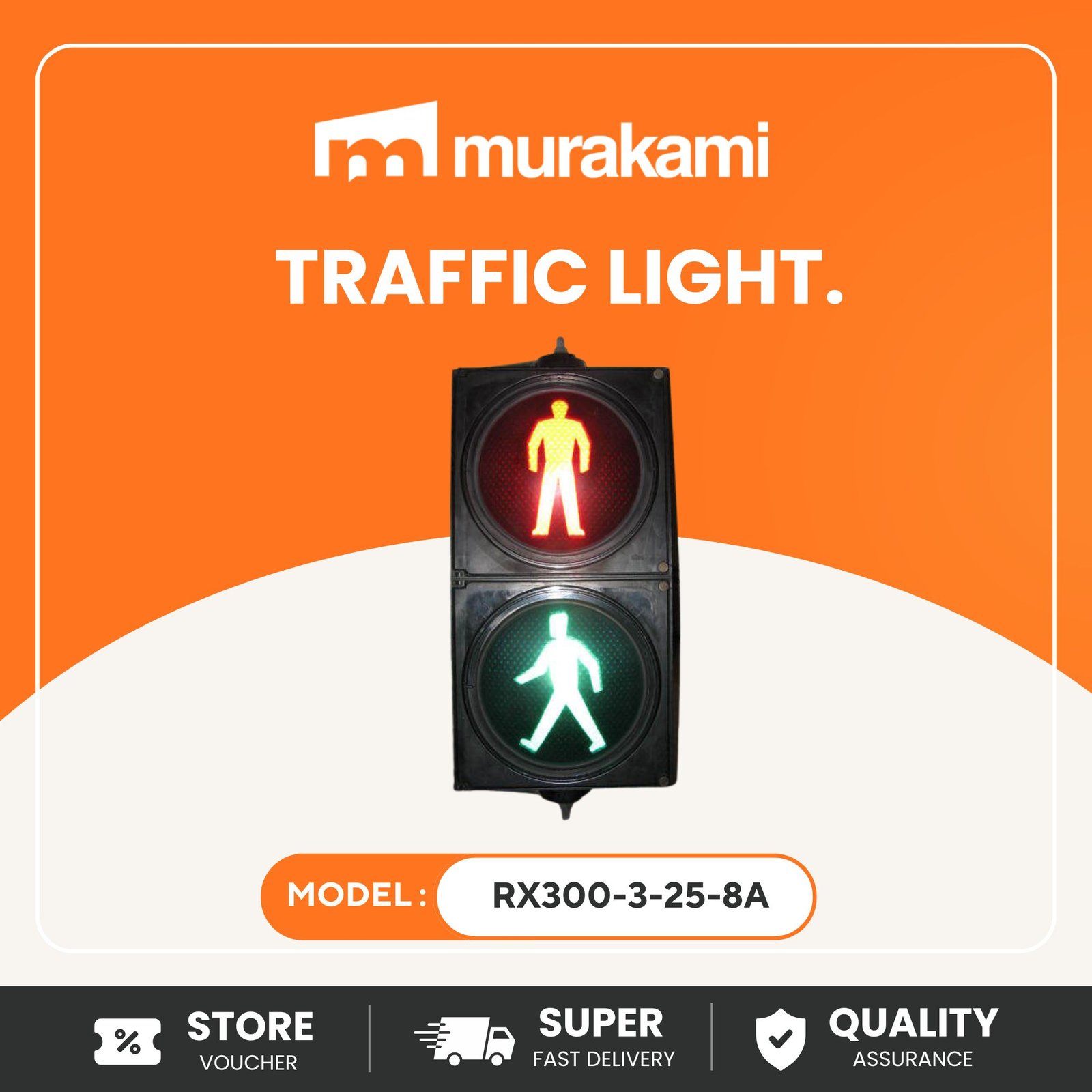 Sinowatcher (RX300-3-25-8A) for Amazing High Brightness LED Pedestrian Light