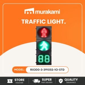 Hikvision (RX300-3-3910SS-1(O-STD) Static Pedestrian Signal Light