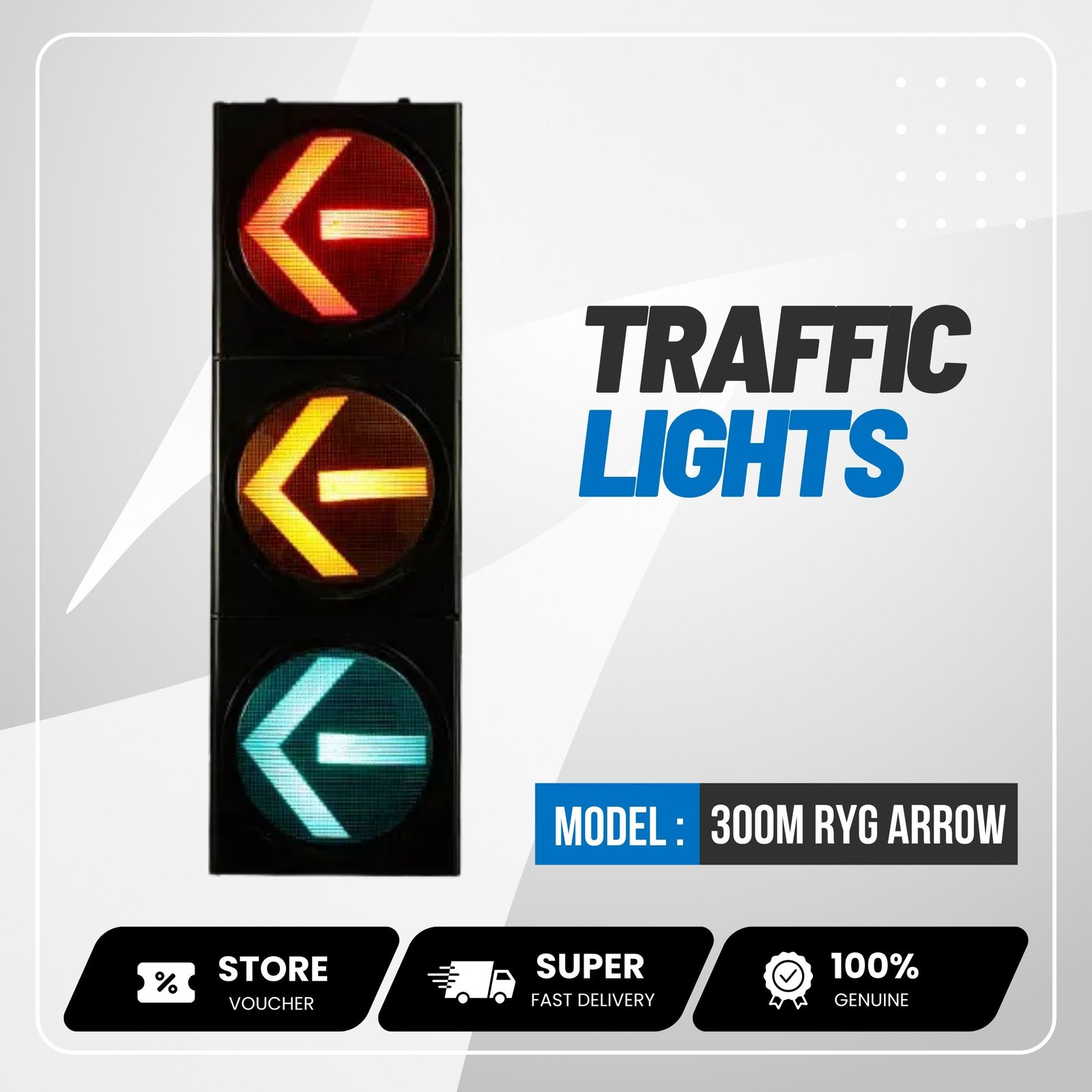TENET (300M RYG Arrow) for Better Directional Arrow Traffic Light - Image 4