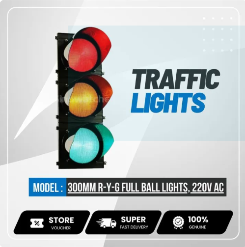 TENET (300mm R-Y-G full ball lights, 220V AC) for Amazing LED Full Ball Traffic Light - Image 4