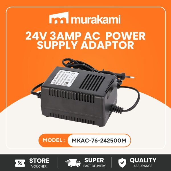 Hikvision (MKAC-76-242500M) PTZ  for Better Camera Power Adapter