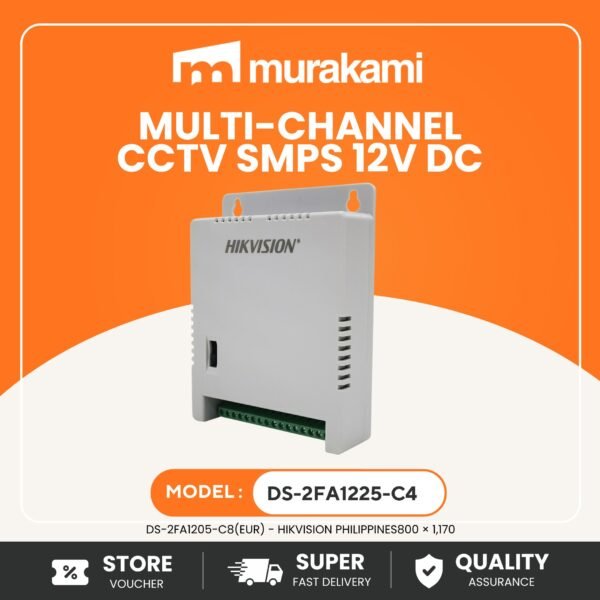 Hikvision (DS-2FA1225-C4) for Better Multi-Channel CCTV SMPS 12V DC