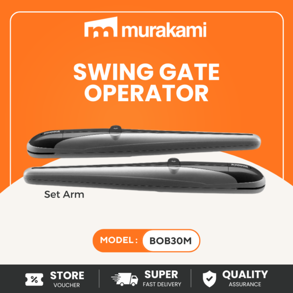 Beninca (BOB30M Automatic Swing Gate Arm Set) | Reliable Heavy-Duty Gate Operator Motor Kit