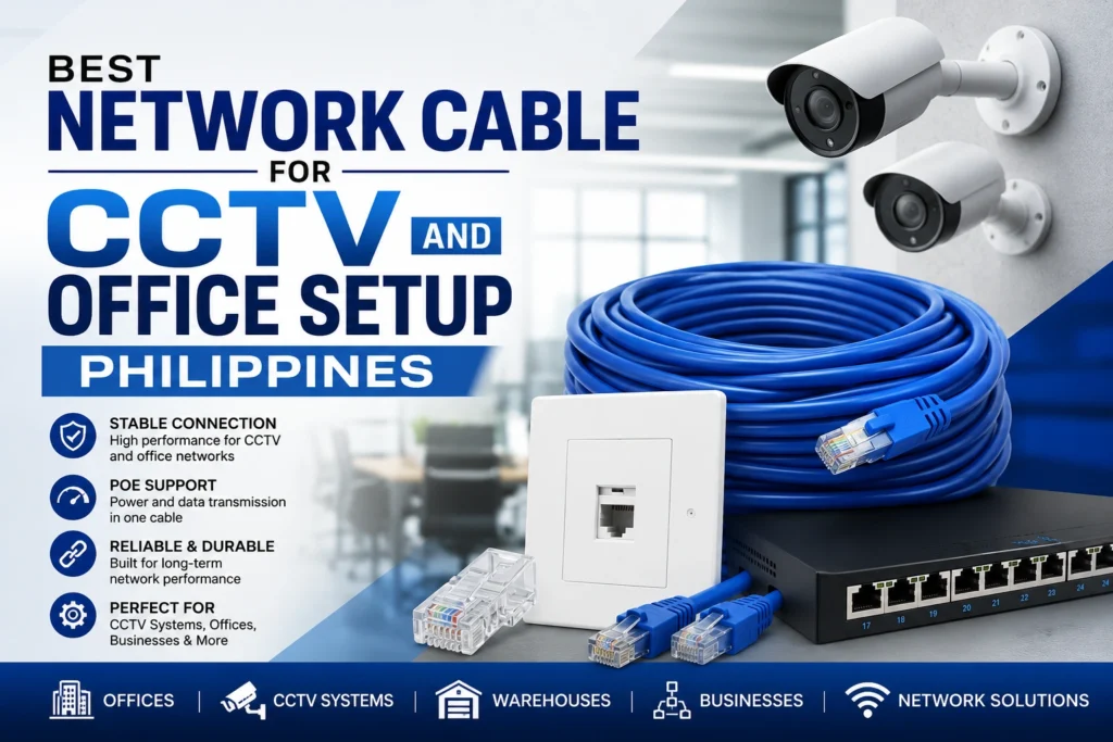 Best Network Cable for CCTV and Office Setup Philippines