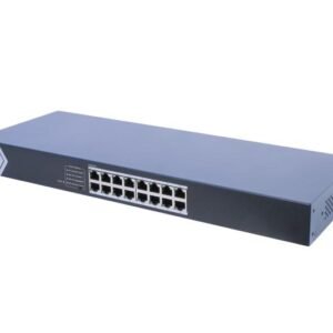 Hikvision (DS-3E0516-E(C)) – Best 16-Port Gigabit Unmanaged Switch with High-Speed Network Transmission for Reliable CCTV & LAN Solutions