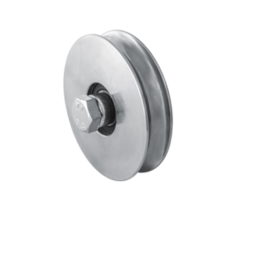 Hi Motion (102.140) – Best Galvanized Wheel with Bolt & Half-Round Groove Design for Sliding Gate Applications