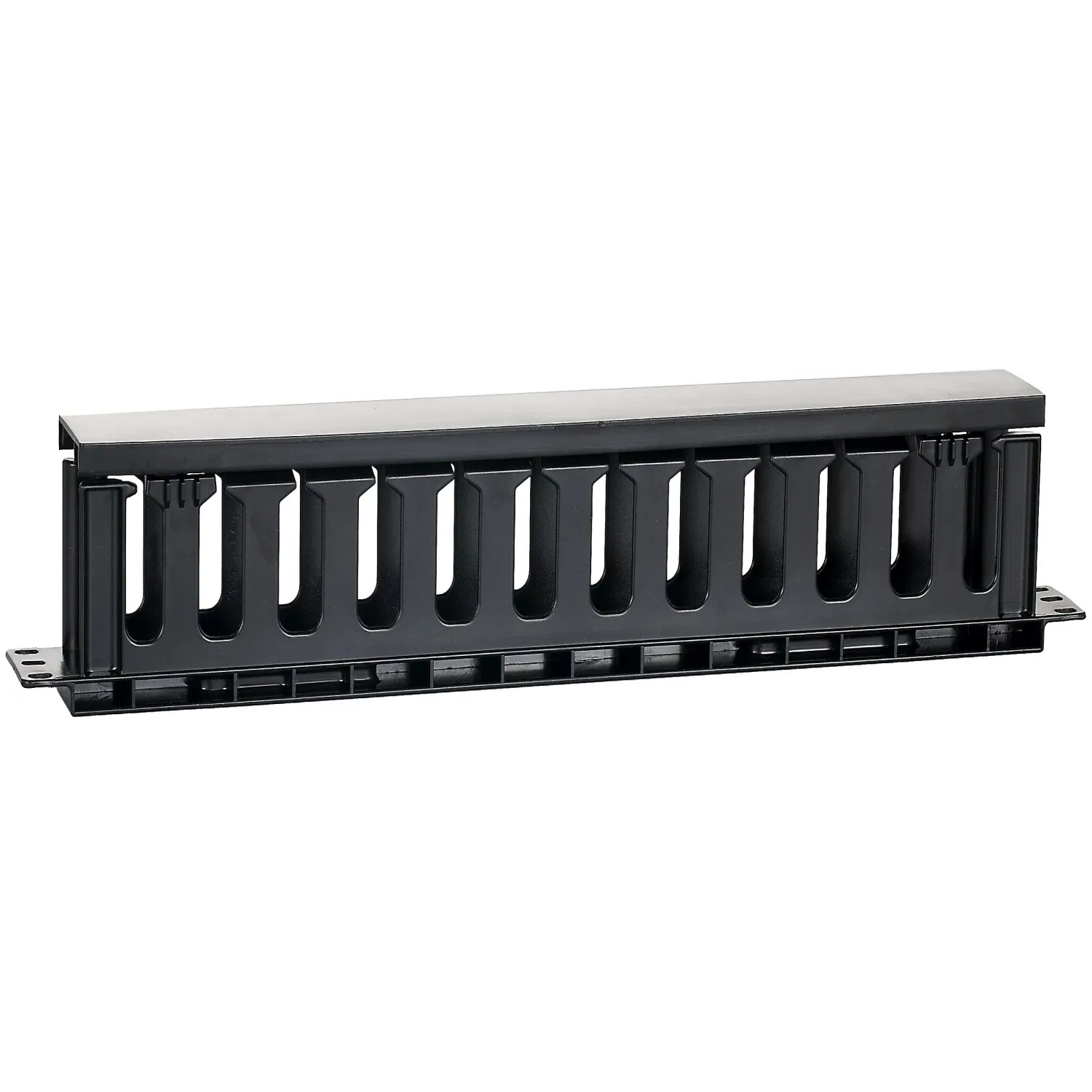 OCS (19" Rack Mount Cable Manager 2U Plastic) – Best 2U Rack Mount Cable Management Panel for Professional Network Installation & Organized Cabling Solutions - Image 2