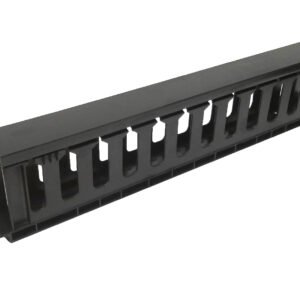 OCS (19" Rack Mount Cable Manager 2U Plastic) – Best 2U Rack Mount Cable Management Panel for Professional Network Installation & Organized Cabling Solutions