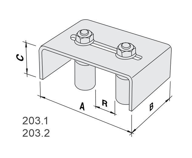 Hi Motion (203.1) – Best Guide Plate with 2 Rollers for Sliding Gate Hardware & Iron Post Installation Solution - Image 2