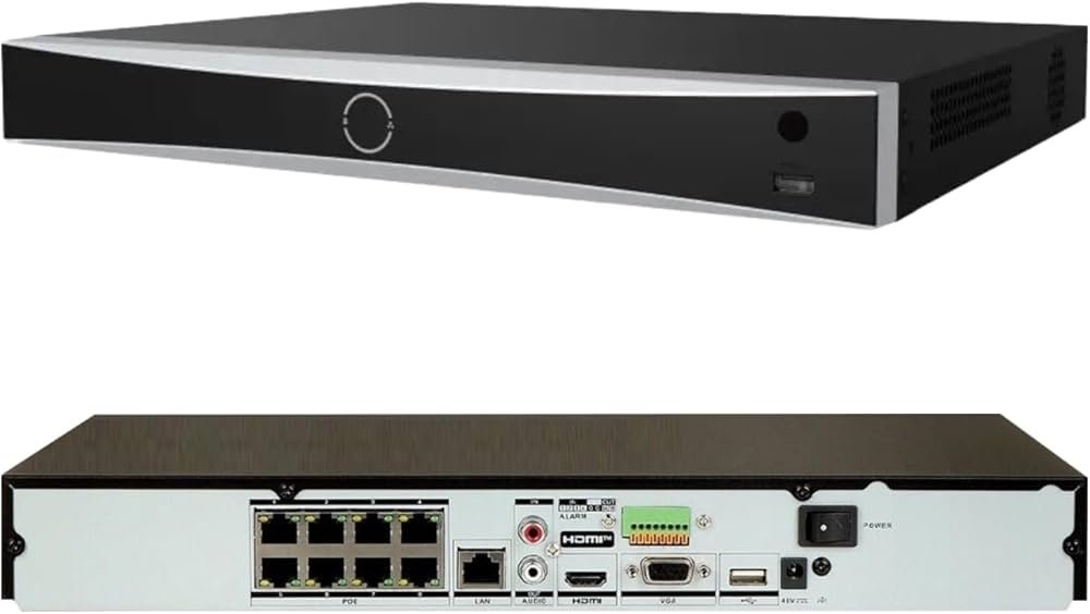 Hikvision (DS-7608NXI-K2/8P (C)) – Best 8 Channel AcuSense 4K NVR with 8 PoE Ports and Advanced AI Detection Technology