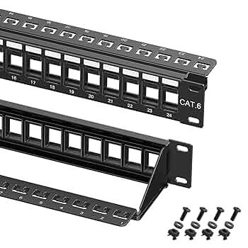 OCS (48-PORT CAT6 PATCH PANEL UNLOADED) – Best 48 Port CAT6 Unloaded Patch Panel for Professional Network Installation & Cable Management - Image 2