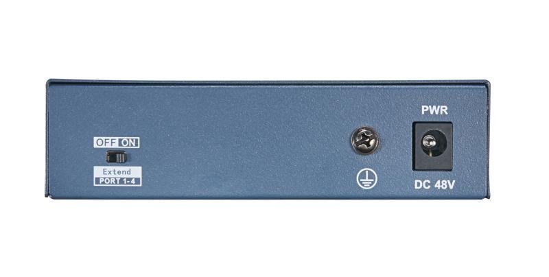 Hikvision (DS-3E0105P-E(B)) – Best 4 Port PoE Switch for IP Camera Systems with Fast Ethernet Network & Reliable Power Transmission - Image 3