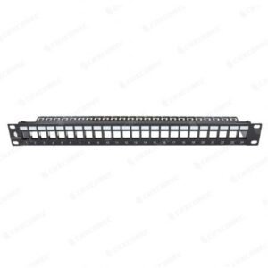OCS (32-PORT CAT6 PATCH PANEL) – Best Unloaded CAT6 Network Patch Panel for Professional Rack Installation & Structured Cabling Systems
