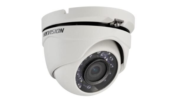 Hikvision (DS-2CE56D0T-IRMF) – Best 2MP Turbo HD Dome Camera with Full HD Imaging & Smart IR Night Vision
