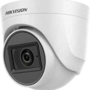 Hikvision (DS-2CE76H0T-ITPFS 2.8mm) for Best 5MP Turbo HD Dome Camera with Smart IR & Built-in Audio Technology