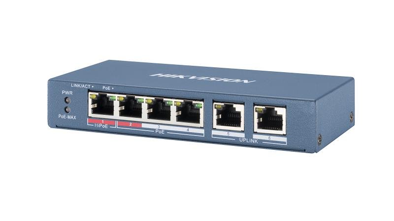Hikvision (DS-3E0106HP-E 6) for Best Fast Ethernet CCTV Network Solution - Image 2