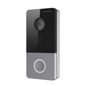 Hikvision (DS-KV6113-WPE1(C)) – Best Plastic Villa Door Station with IP Video Intercom & Smart Access Control Technology