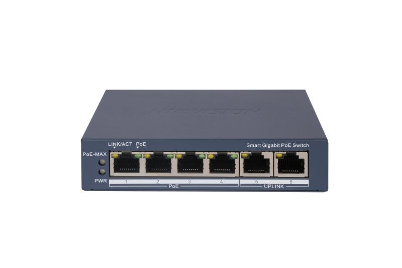 Hikvision (DS-3E1506P-EI(O-STD)) – Best 4 Port Gigabit Smart PoE Switch for High-Speed Network & IP Camera Connectivity - Image 3