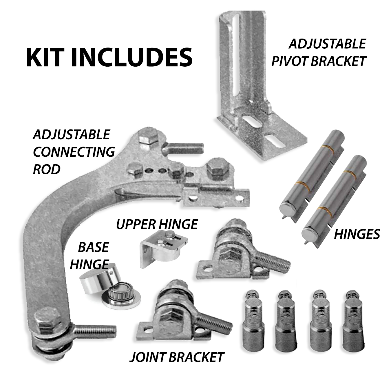 Hi Motion (500.B00) – Basic Folding Gate Set for Garage & Industrial Door Automation Systems - Image 3
