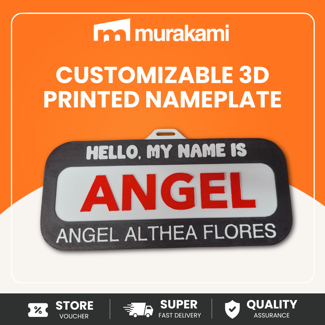 Customized 3D Printed Name Tag